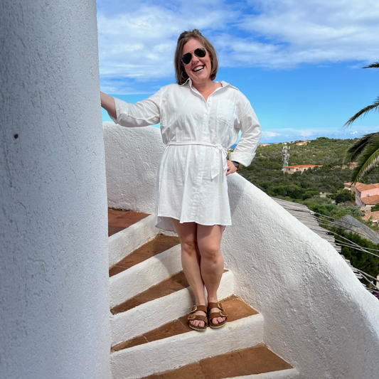 Image of Kelsey Settle (Green Roost's Owner) in Italy.