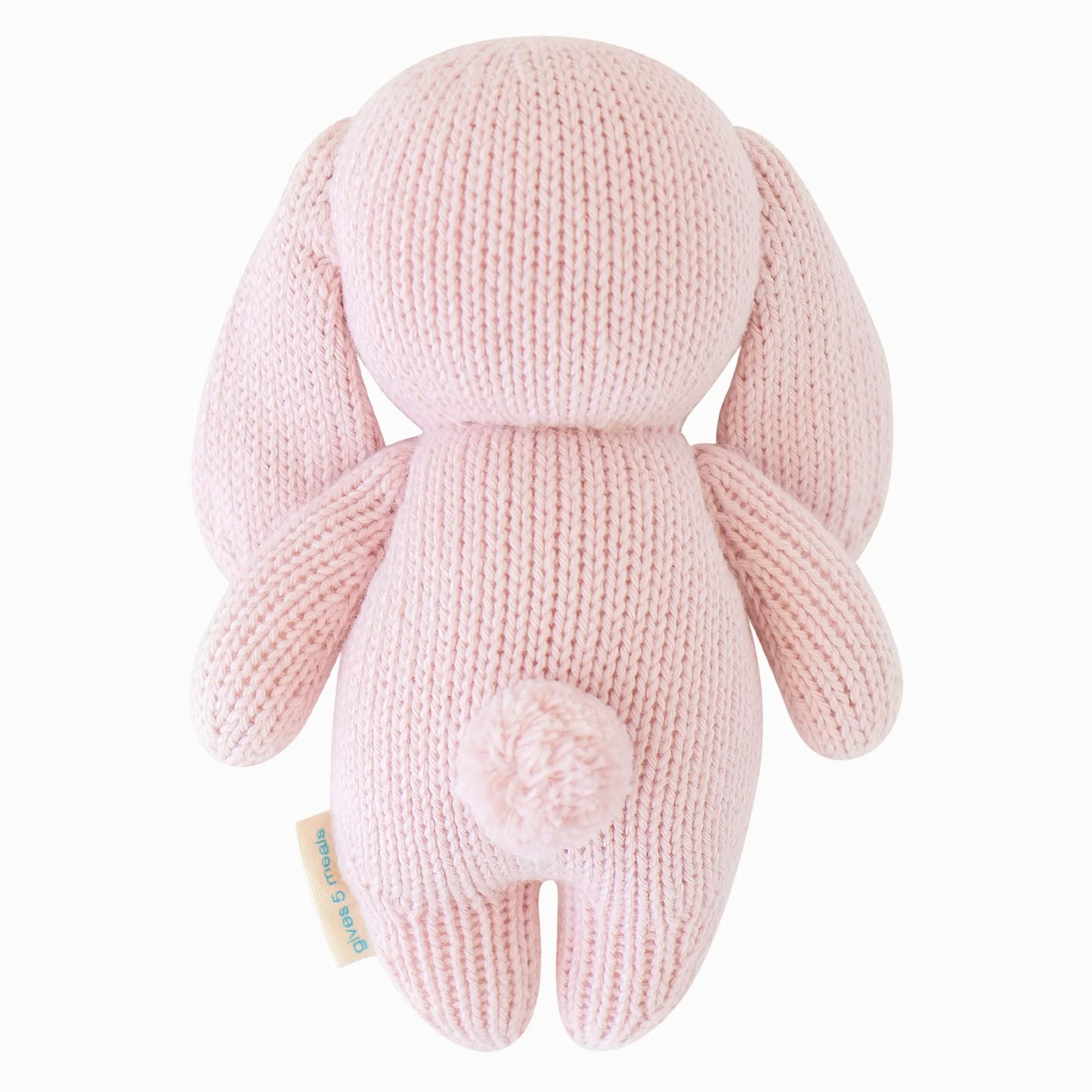 Baby Bunny Hand-Knit Plush in Lilac
