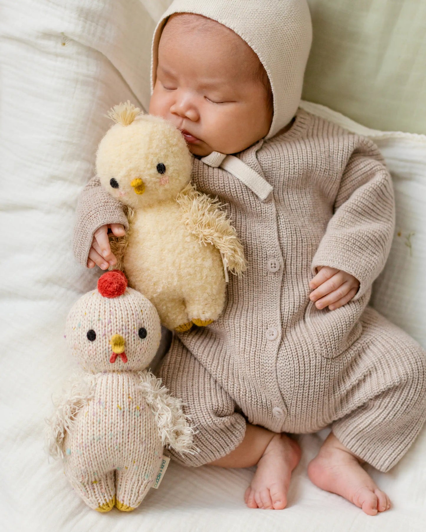 Baby Chick Hand-Knit Plush