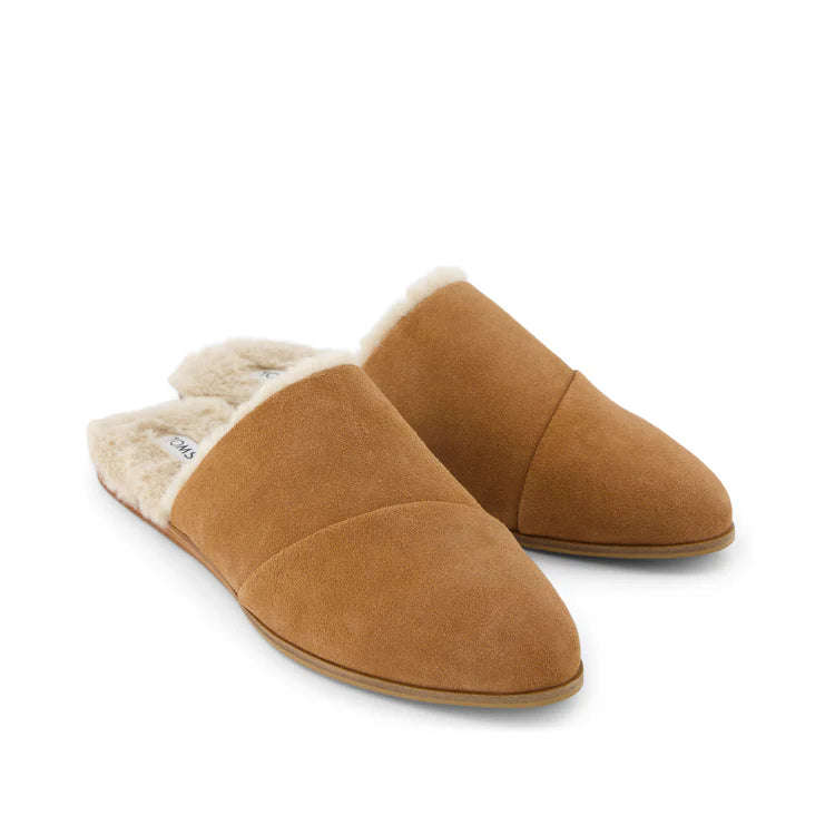 Jade Mule in Cozy Brown