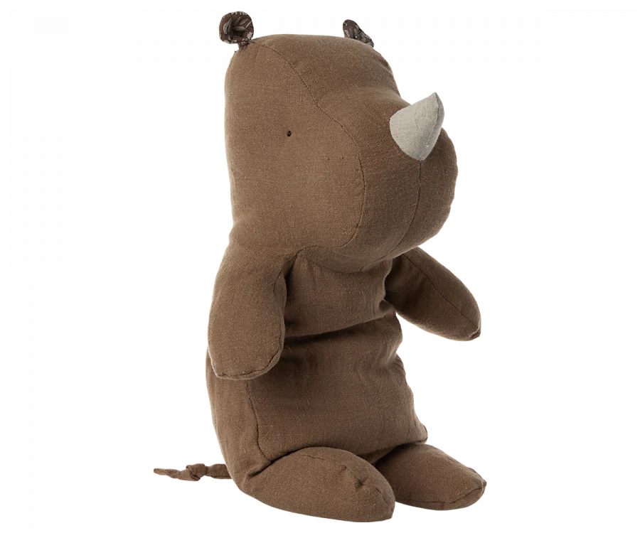 Medium Rhino Safari Friend in Chocolate