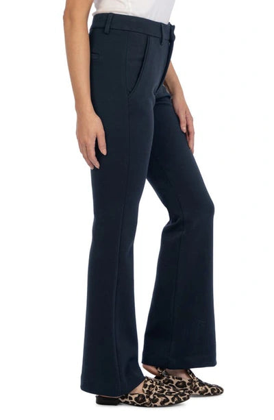 Ana High Rise Fab Ab Trouser Flare (Navy)