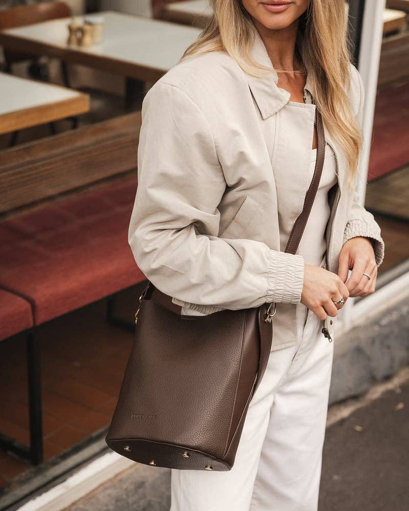 Miranda Bucket Bag - Chocolate