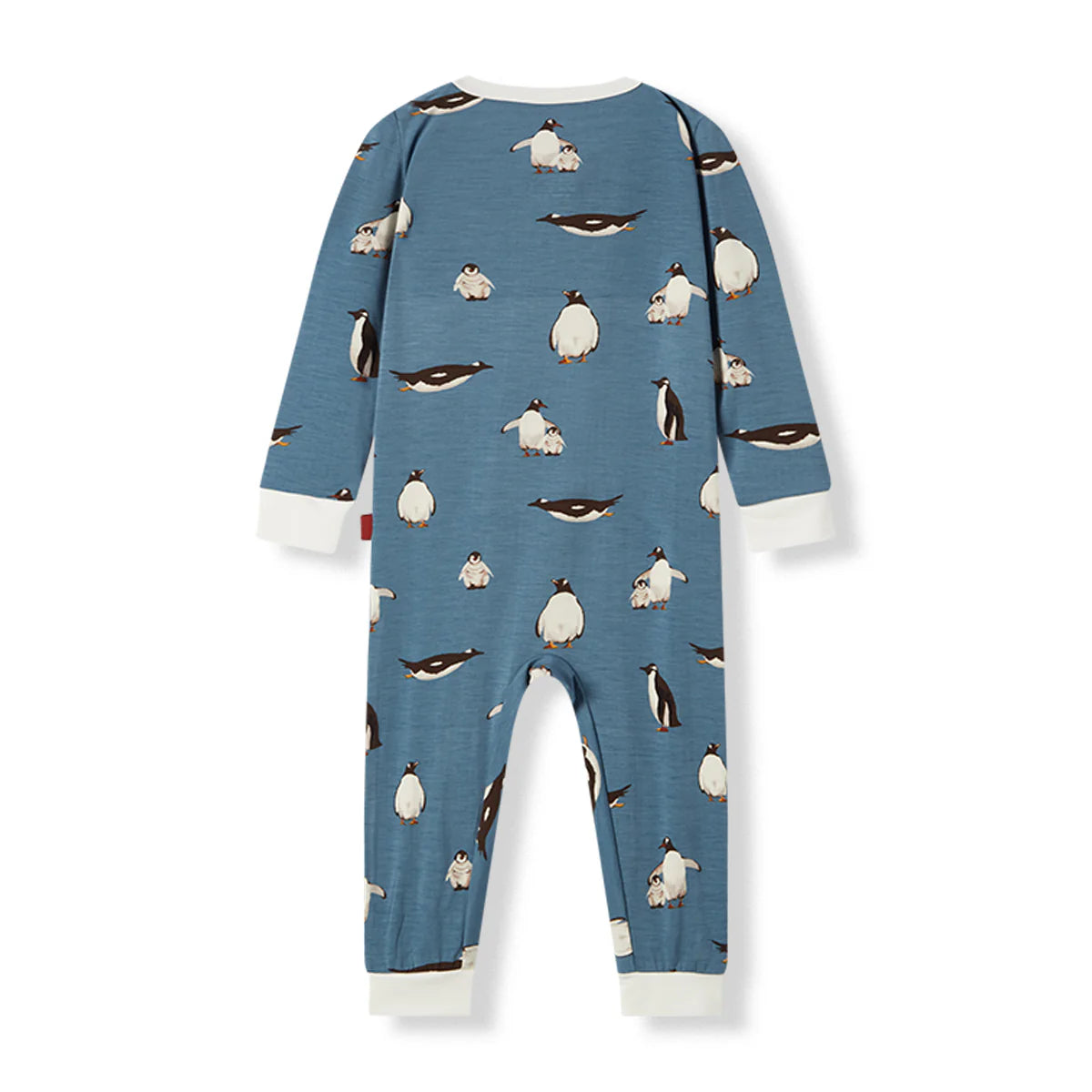 Luxe Stretch Zipper Pajama in Penguins