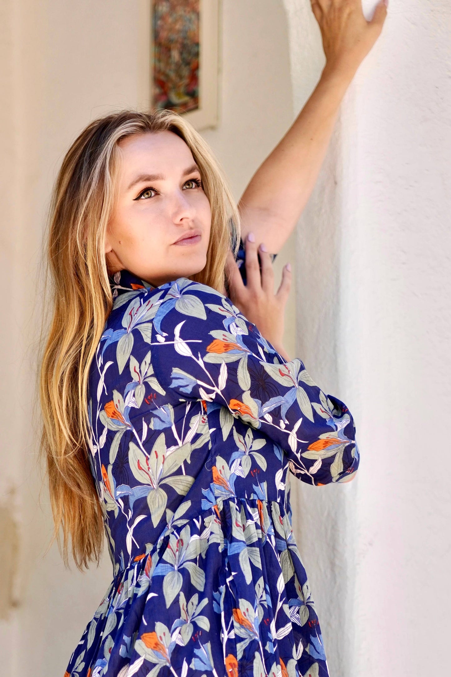 Camby Dress in Navy