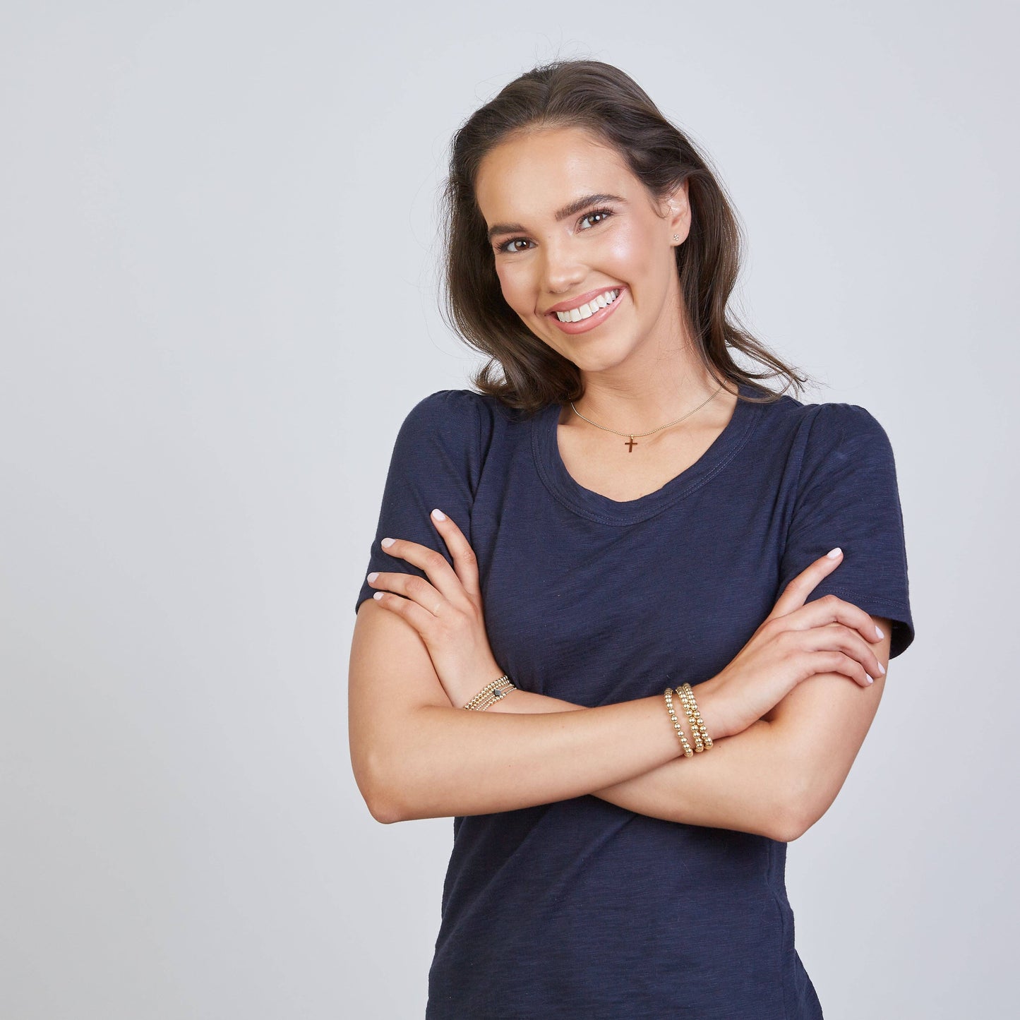 Saturday Short Sleeve Tee in Navy