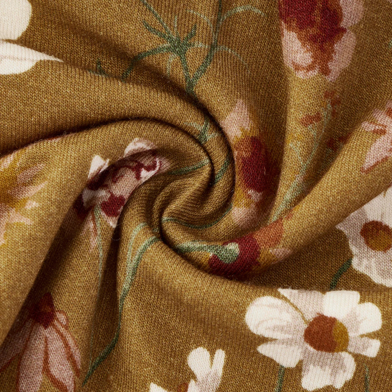 Kerchief Bib in Wildflowers