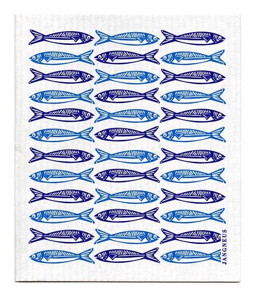 Swedish Dishcloth - Sardines
