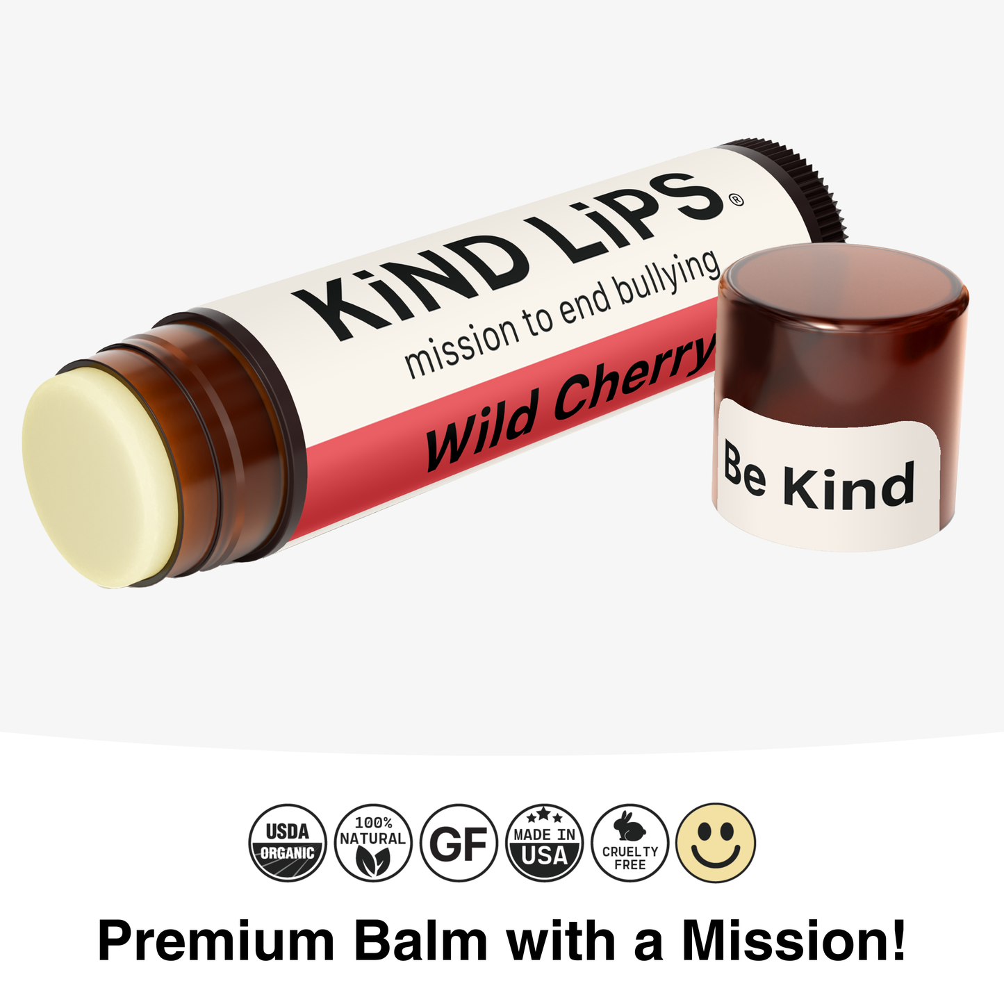 Kind Lips Organic Lip Balm - Wild Cherry