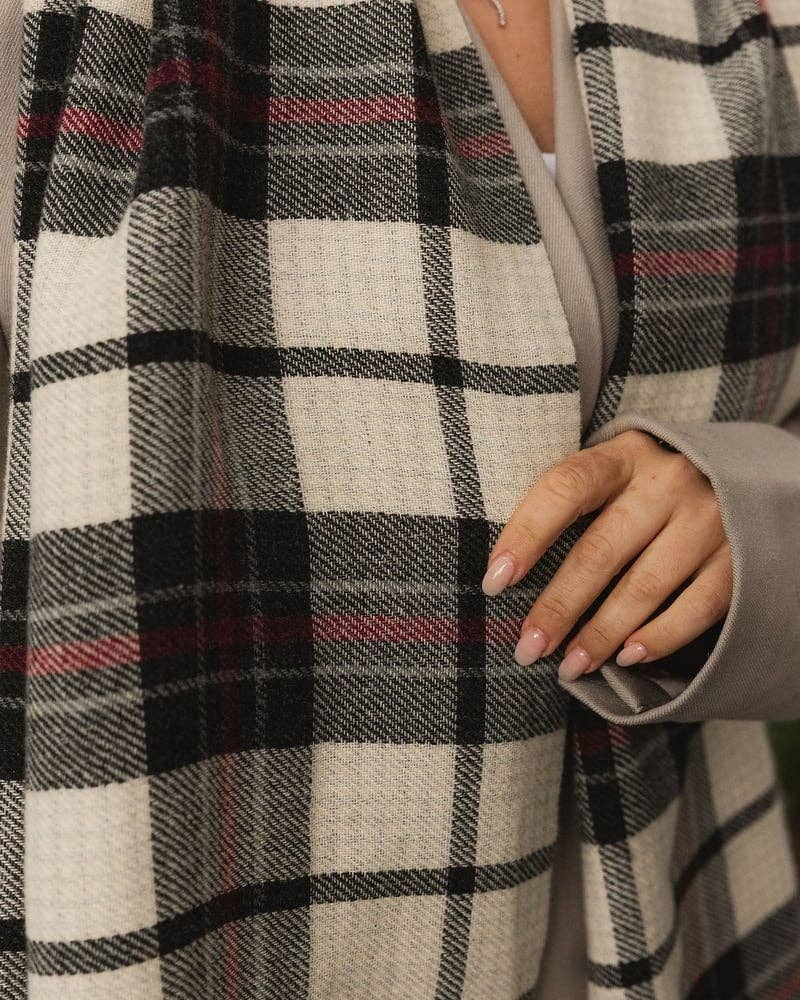 Essex Scarf in Charcoal