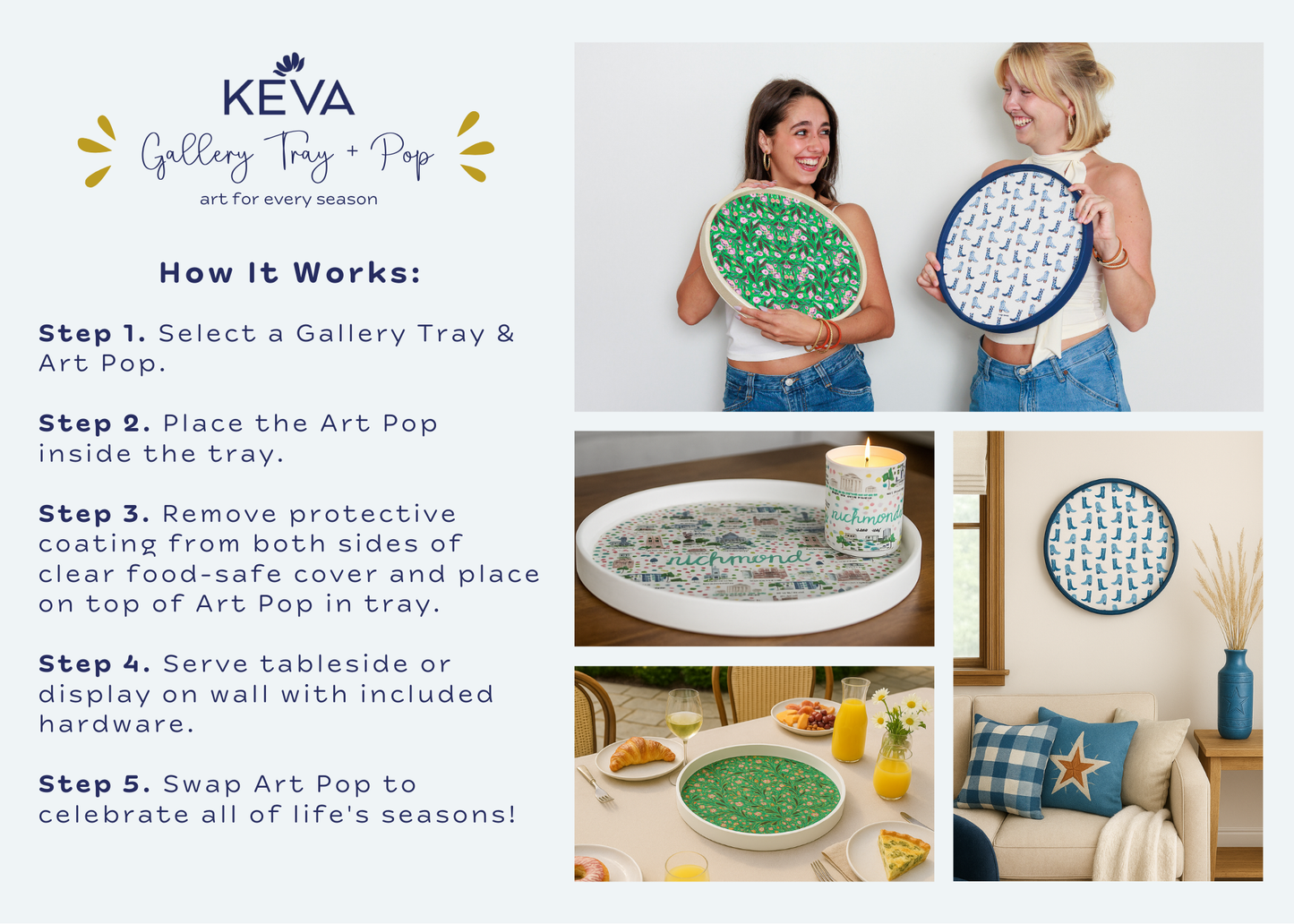 Gallery Tray: Gold