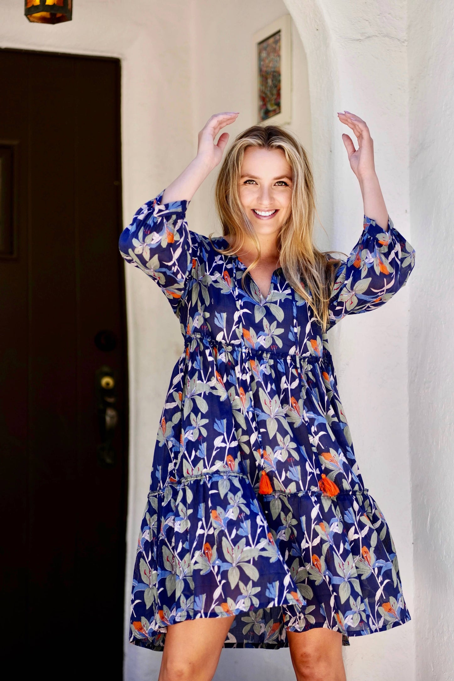 Camby Dress in Navy