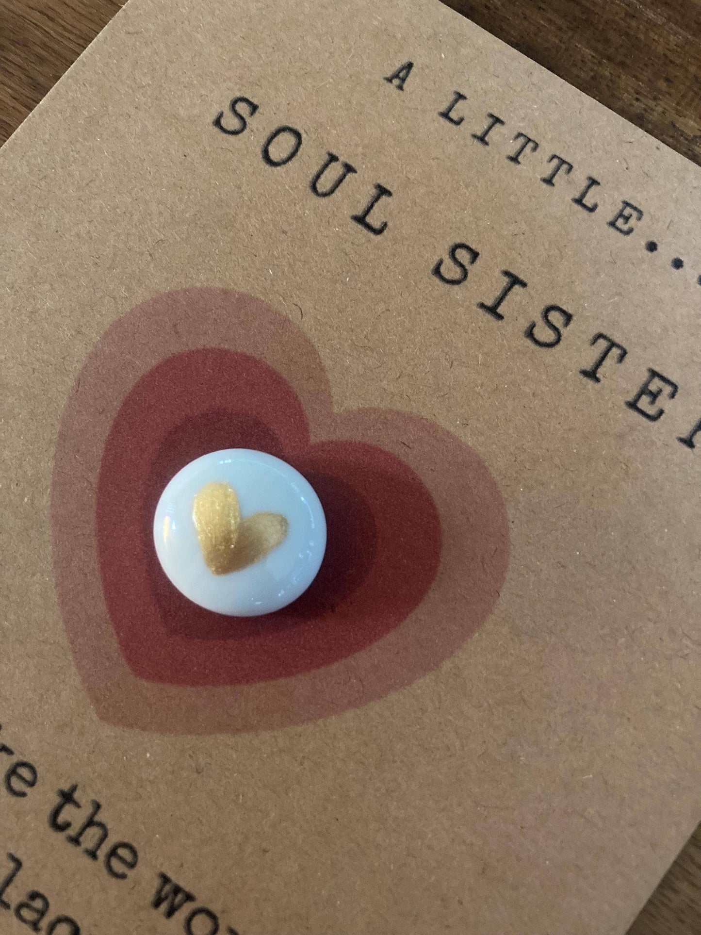 Soul Sister Bestie Friendship Love Pocket Pebble