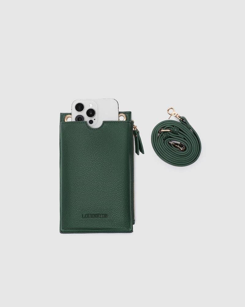 Suki RFID Phone Bag - Forest Green
