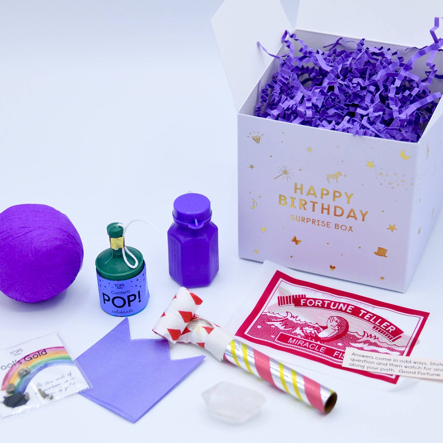 Happy Birthday in a Surprise Box