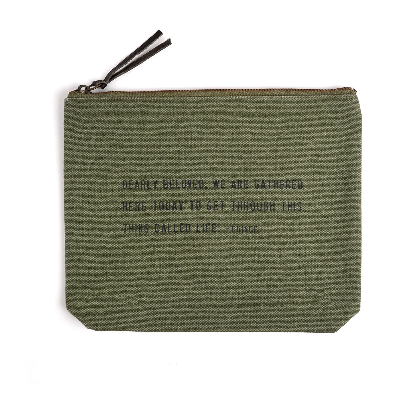Canvas Zip Bag: Dearly Beloved (Prince) - Rosemary
