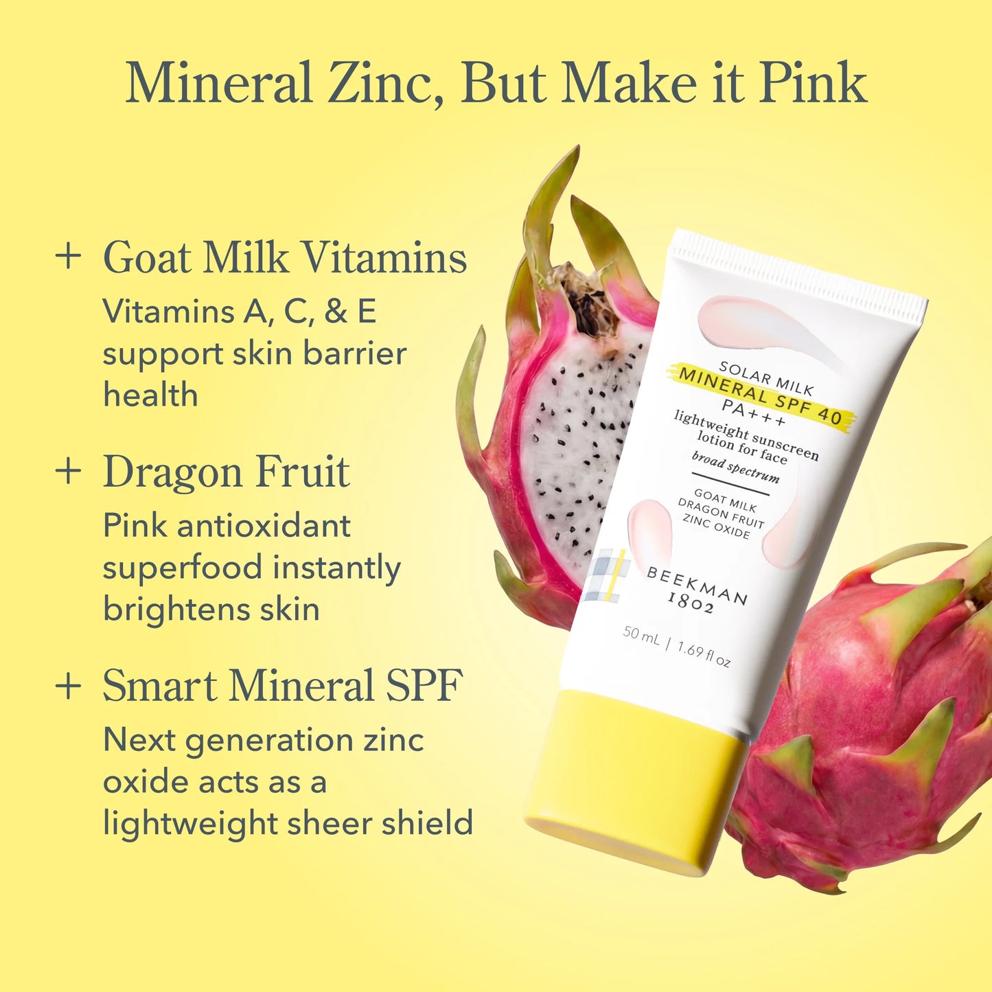 Solar Milk Mineral SPF 40 PA Milky Sunscreen for Face