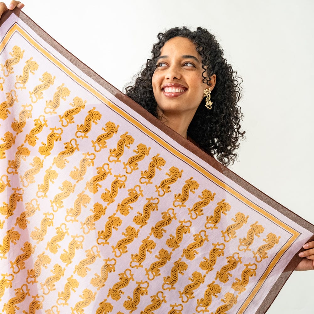 Olivia Scarf in Tiger Print