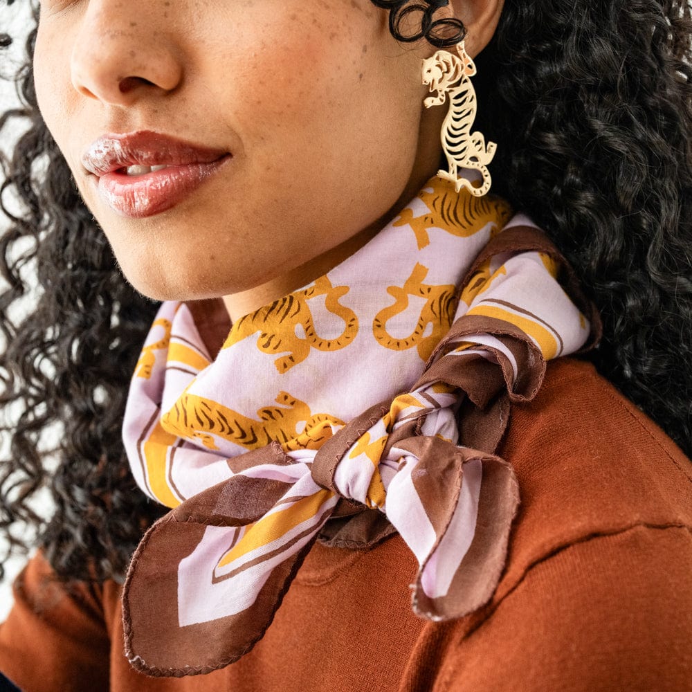 Olivia Scarf in Tiger Print