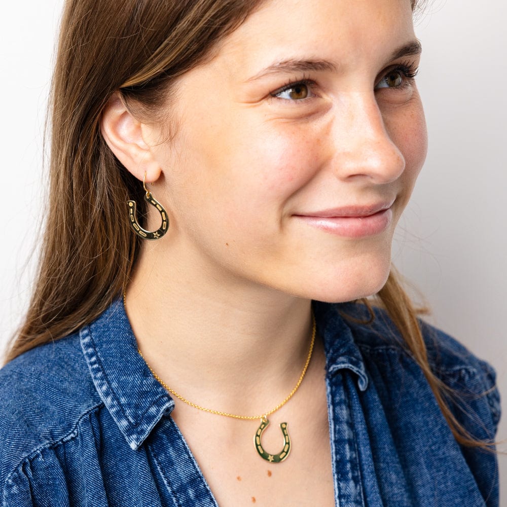 Madison Horseshoe Dangle Earring