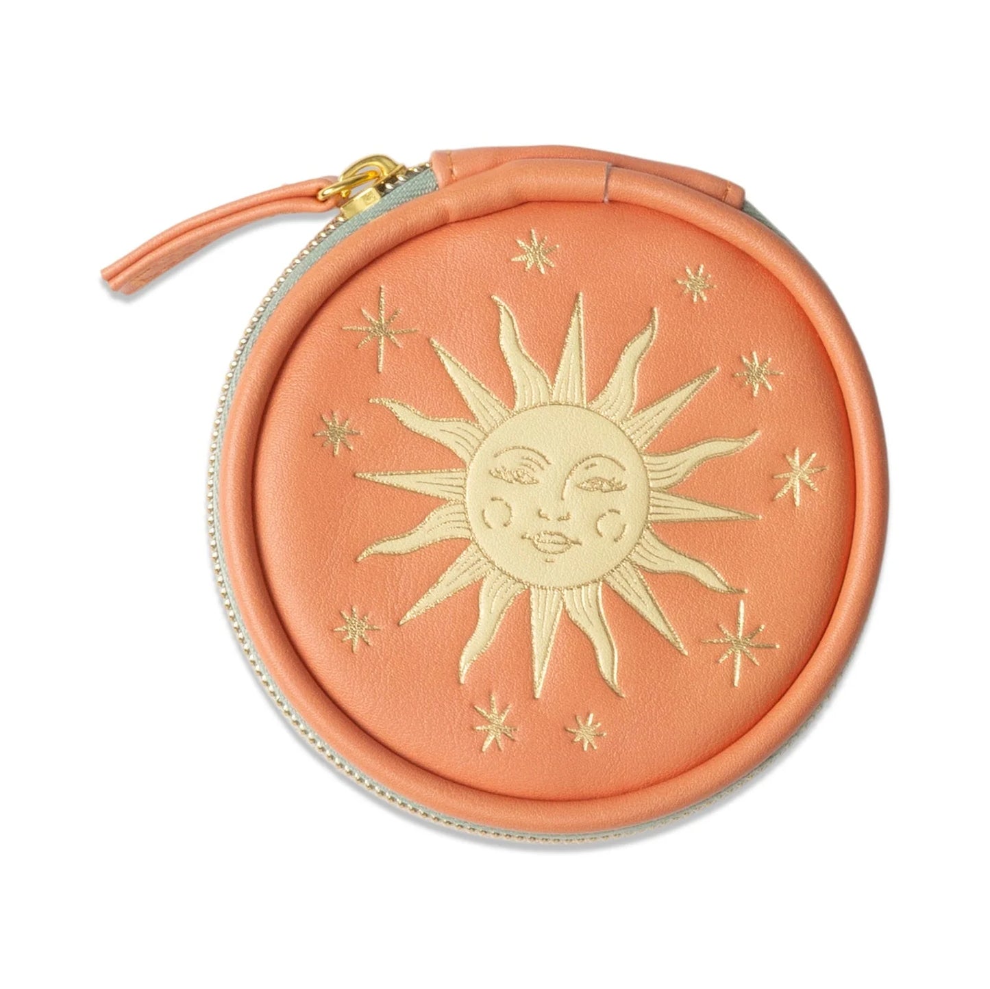 Vegan Leather Pill Case - Terracotta Sun