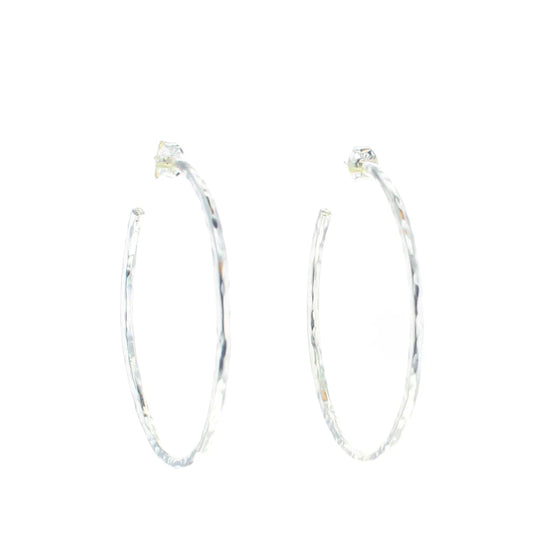 Nui Earrings in Silver