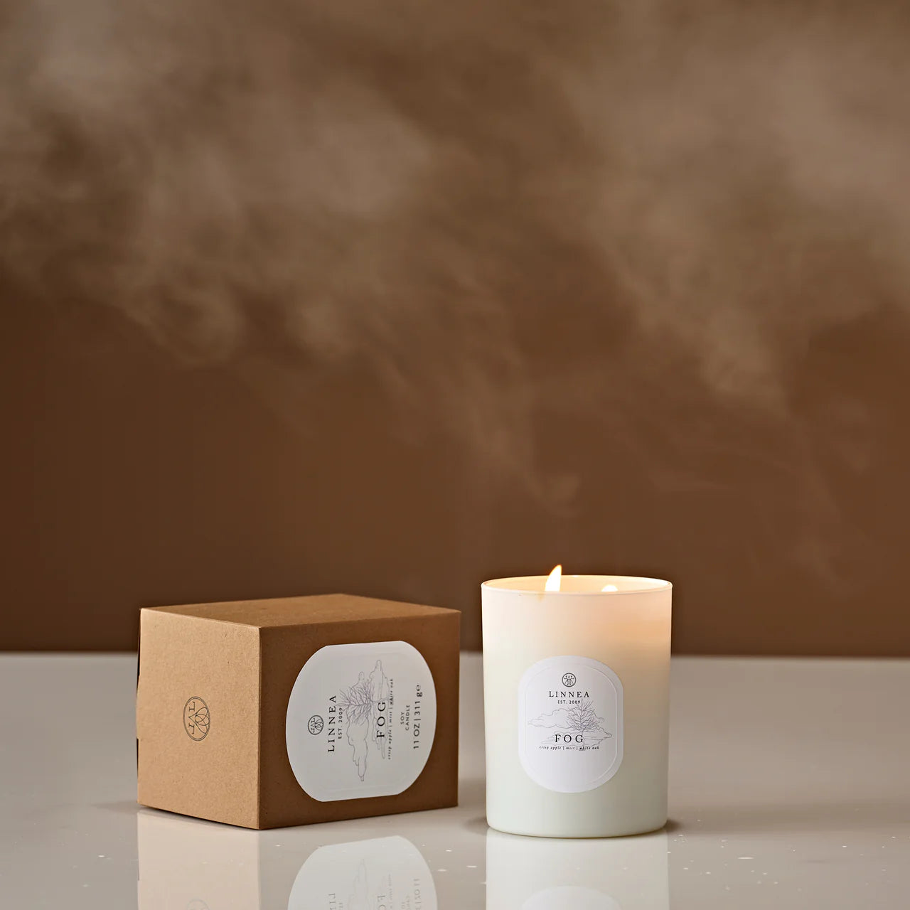 Linnea Fog 2-wick Candle