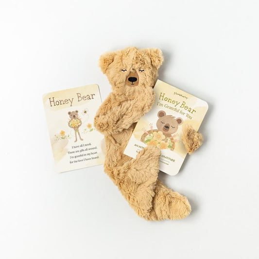 Honey Bear Snuggler & Book Set