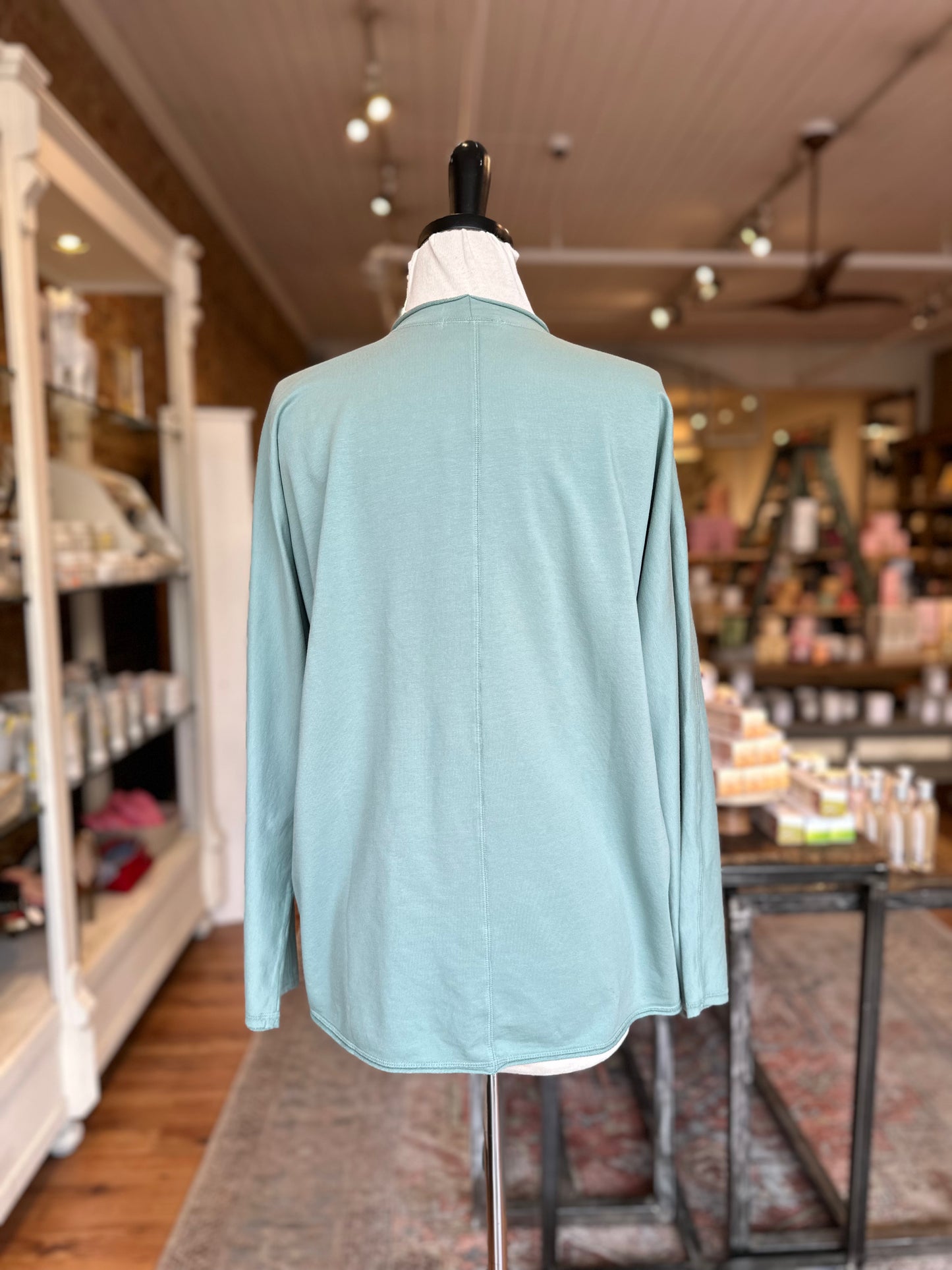 Addison Kimono Sleeve Cardigan in Mist