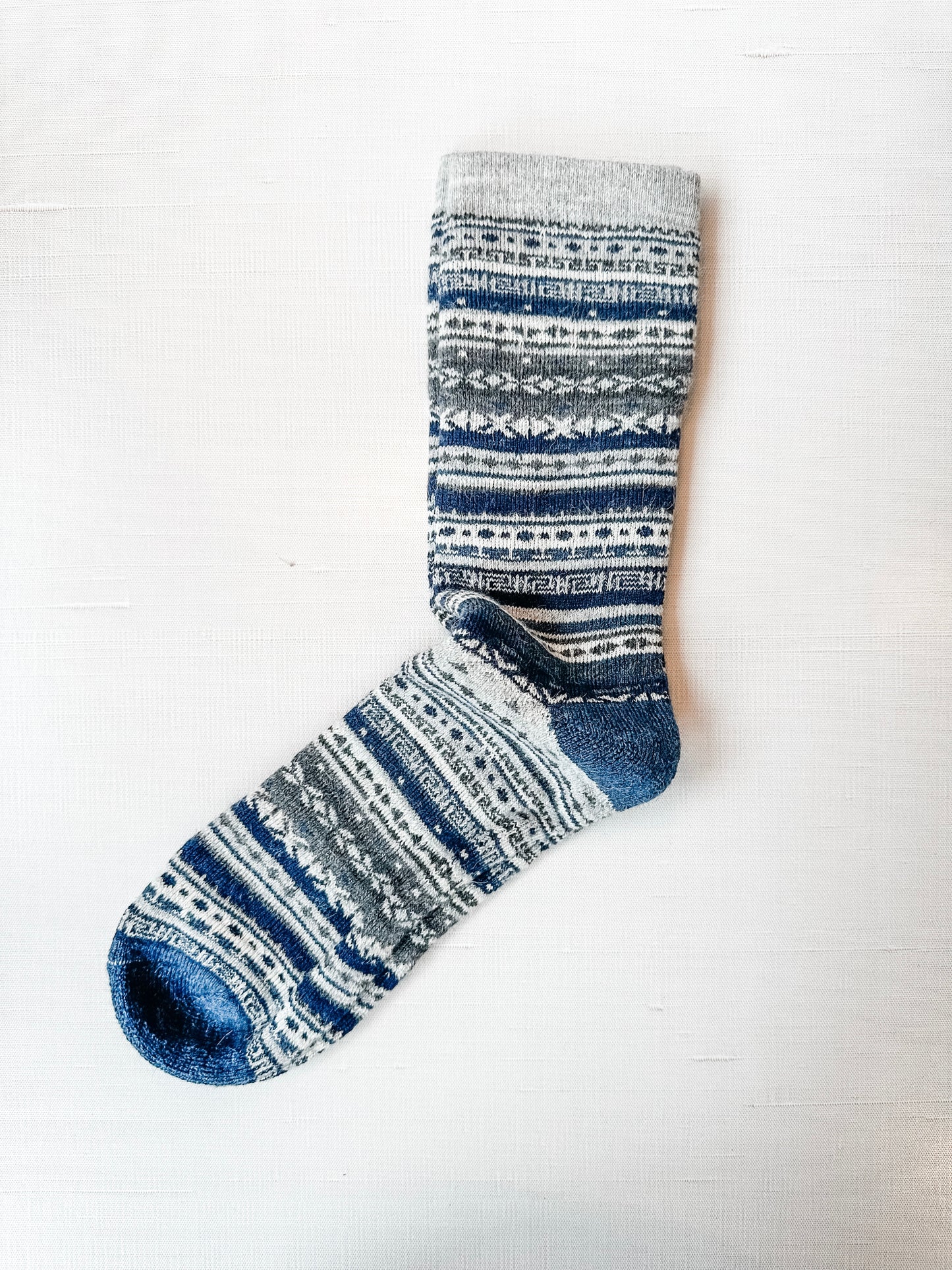 Andean Socks in Grey