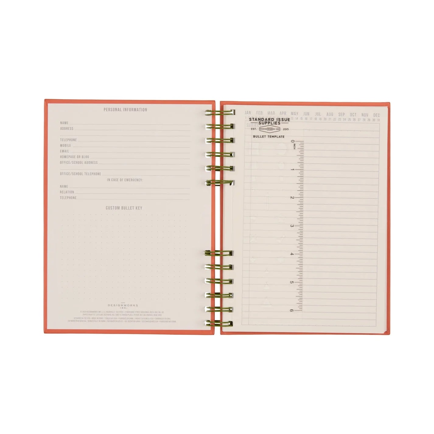 Standard Issue Planner Notebook No. 12 - Army Green