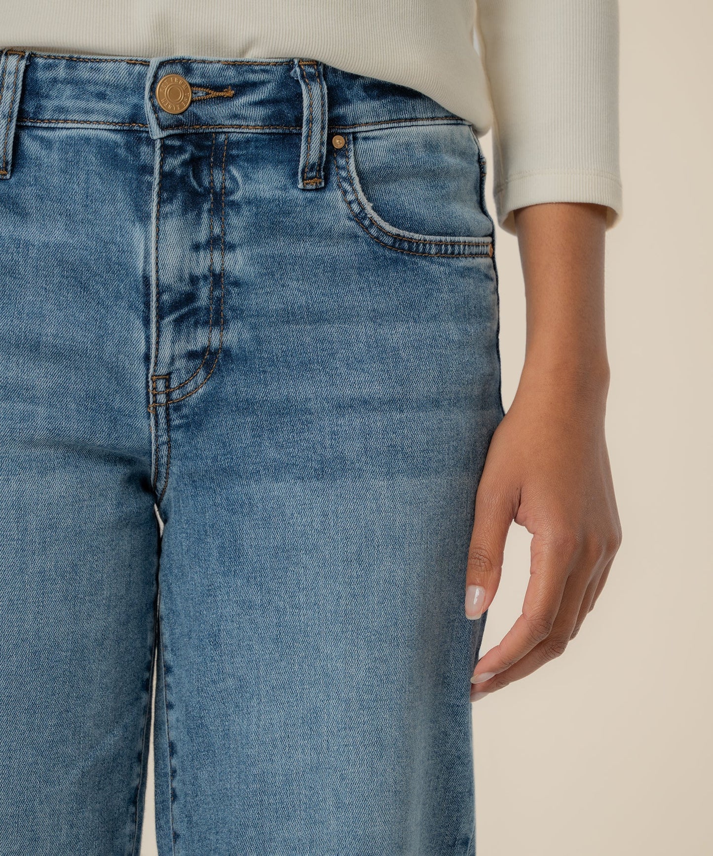 Charlotte High Rise with Raw Hem in Star