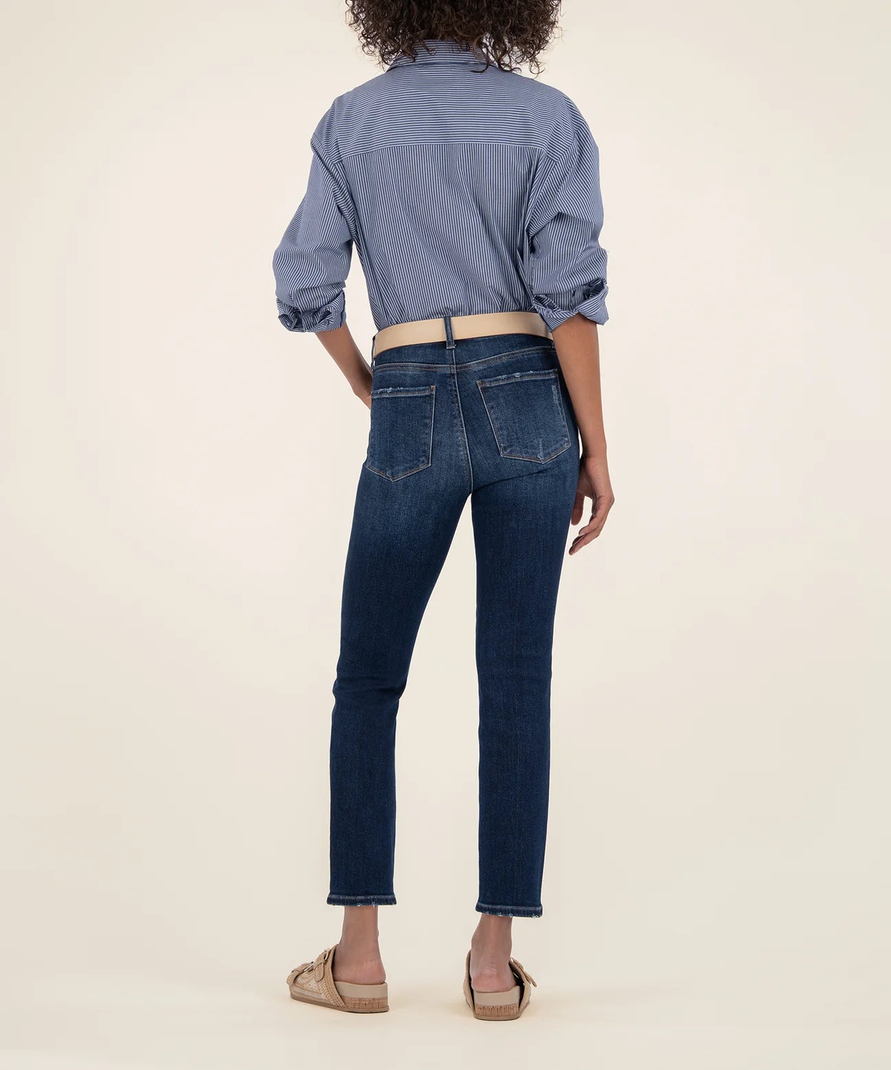 Reese High Rise Fab Ab Ankle Straight Reg Hem (Enchantment)