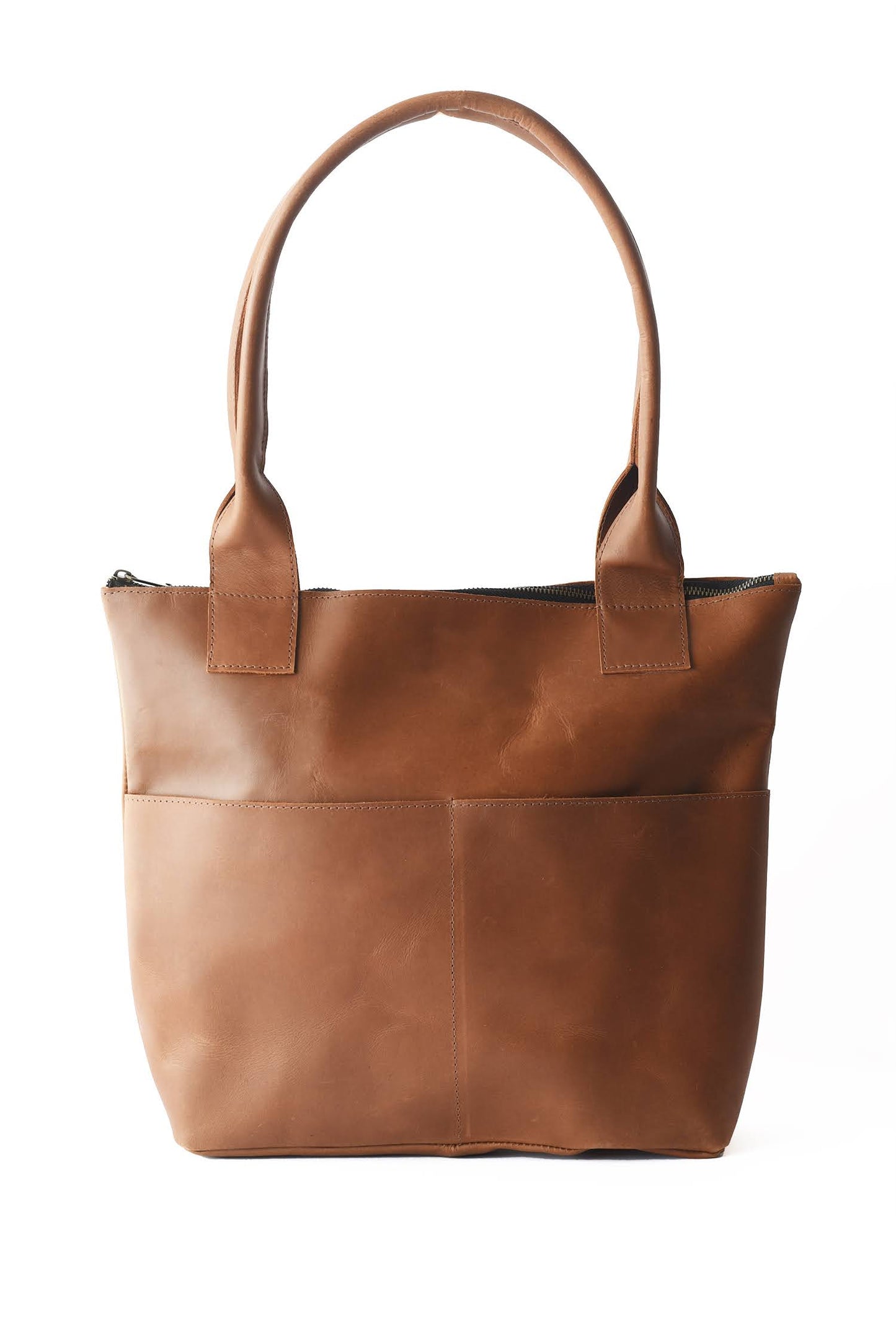 GR Large Tote in Cognac