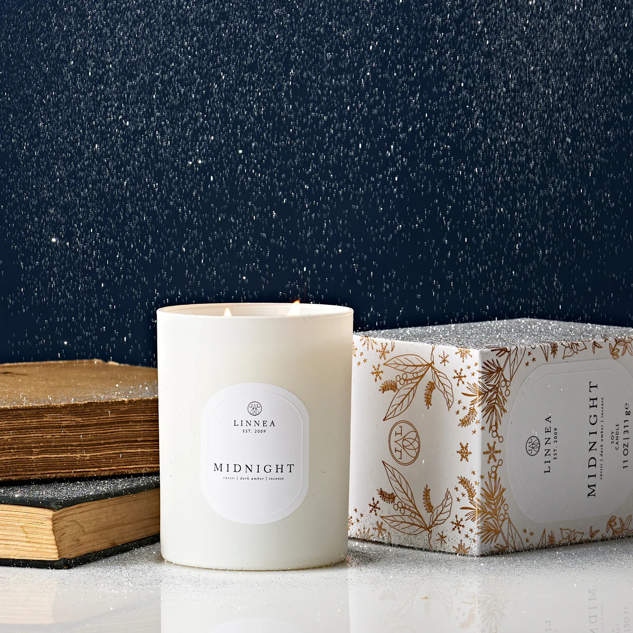 Linnea Midnight 2-wick Candle