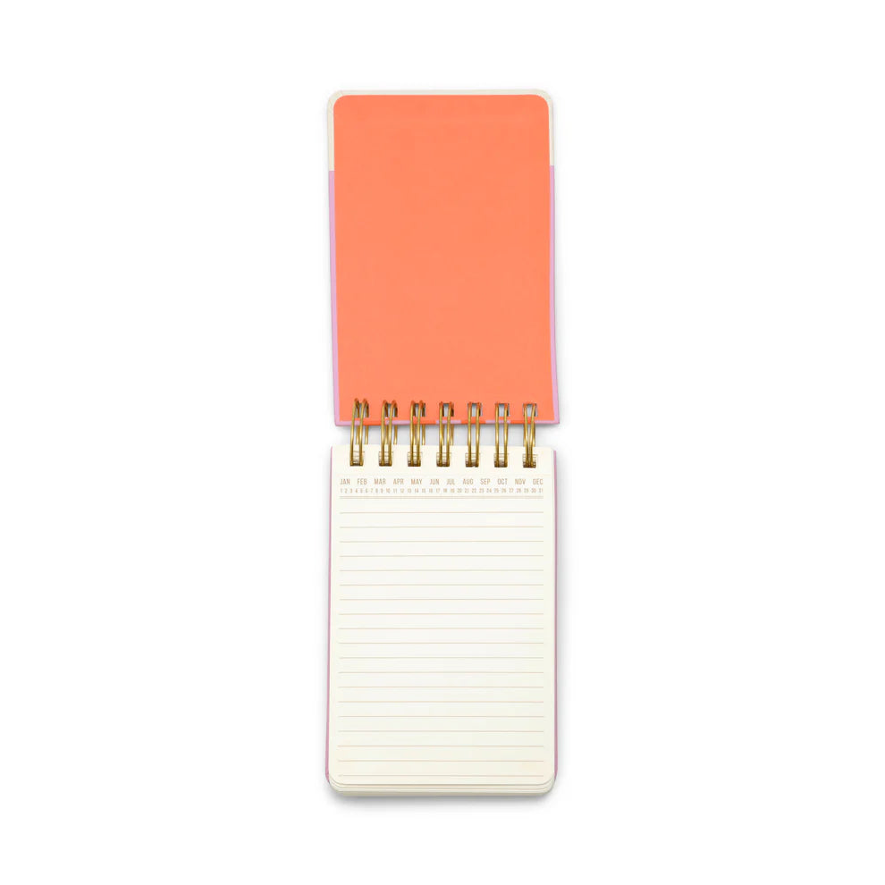 Twin Wire Chunky Notepad - Stripes