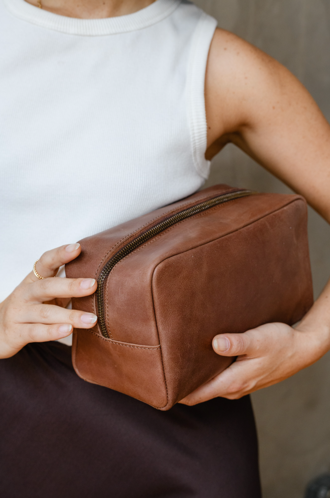 Avery Dopp Kit in Whiskey