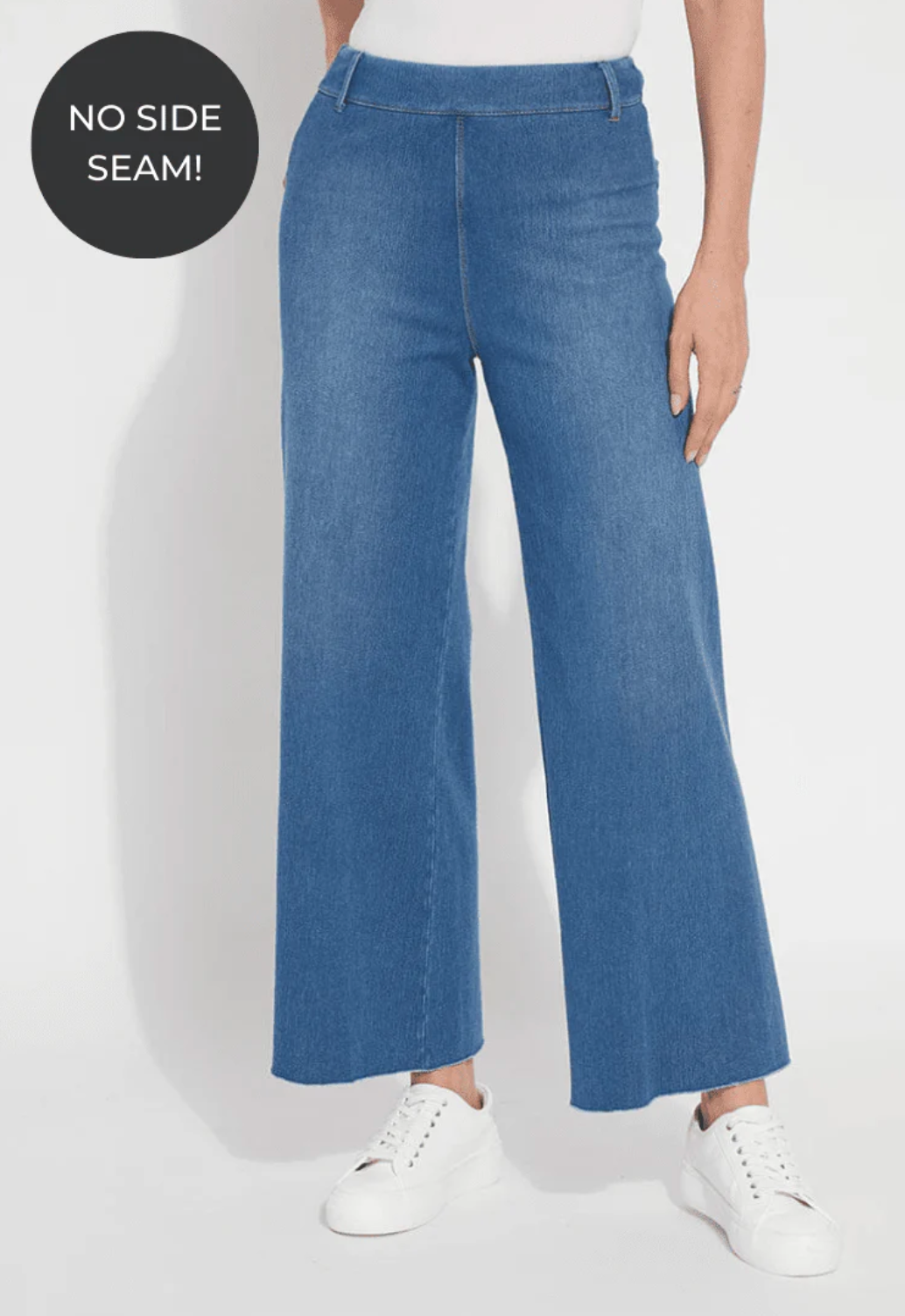 Erin Wide Leg Denim in Mid Wash