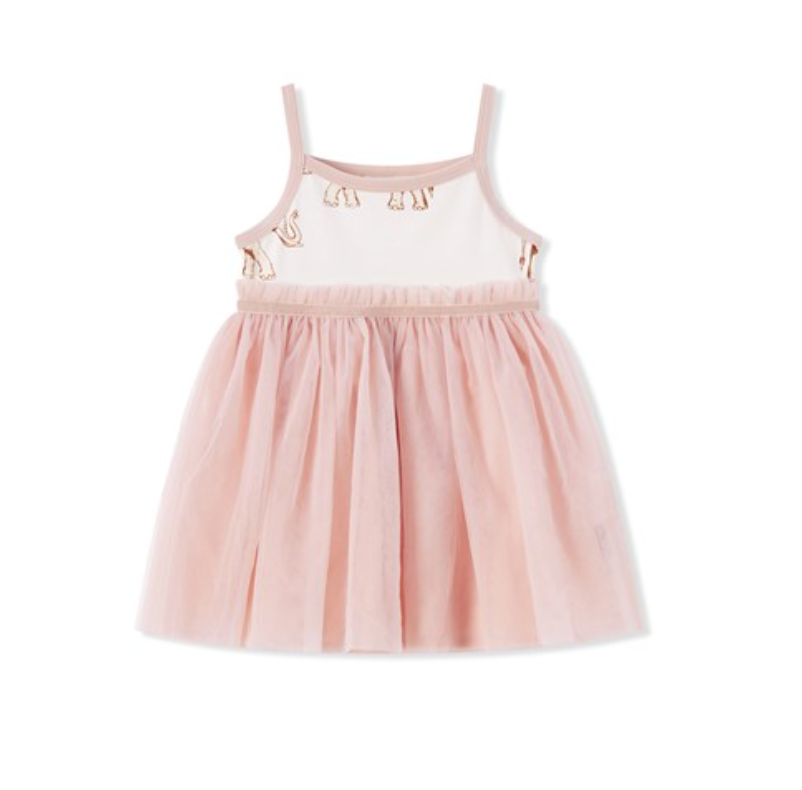 Stretch Ballet Dress in Tutu Elephant