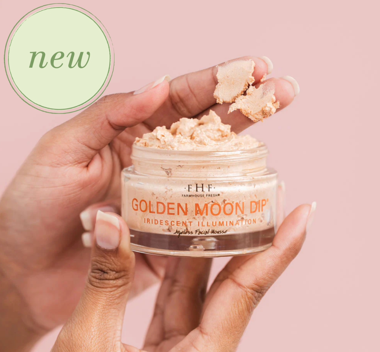 Golden Moon Dip® Illumination Mousse with Retinol + Wrinkle-Targeting Peptides