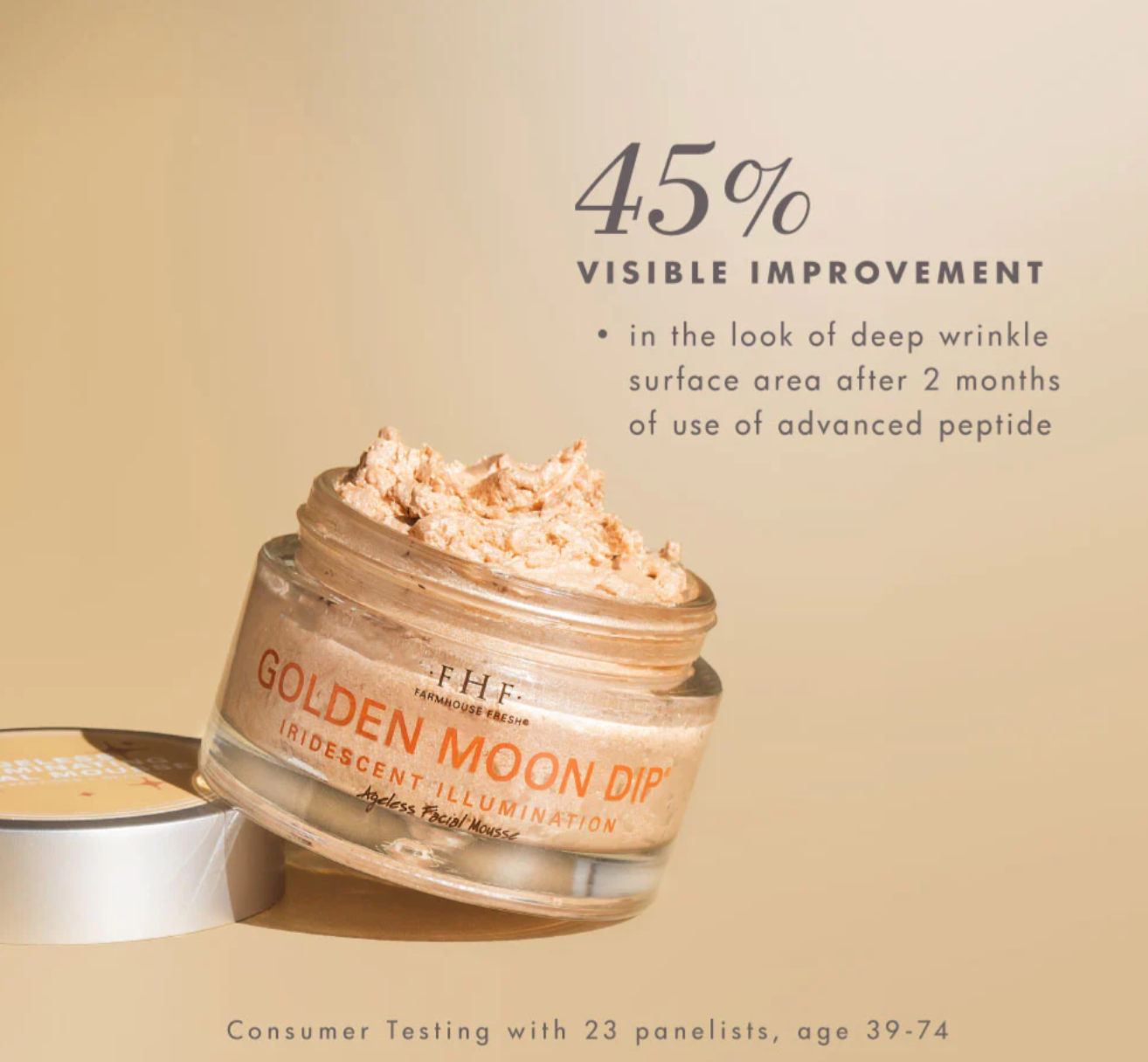 Golden Moon Dip® Illumination Mousse with Retinol + Wrinkle-Targeting Peptides