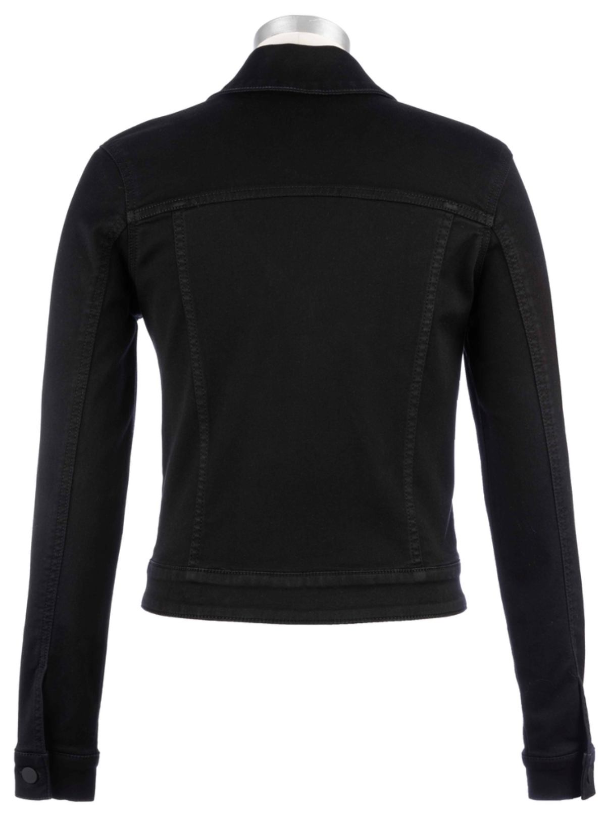 Julia Crop Jacket with Drop Shoulder (Black)