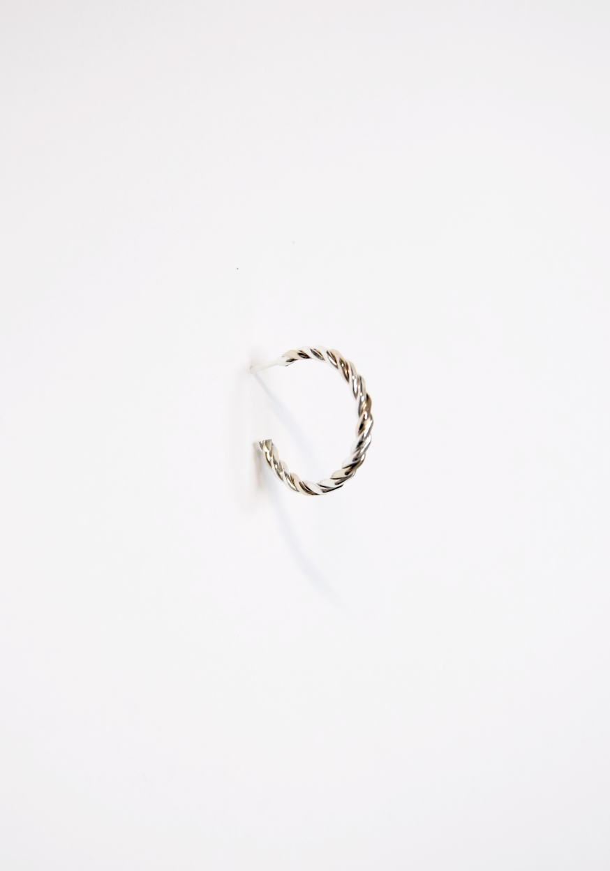 Two-Tone Twist Hoops