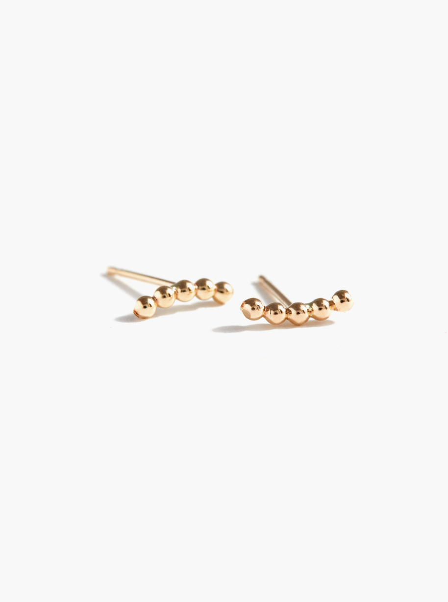 Caesar Stud Earring in Gold