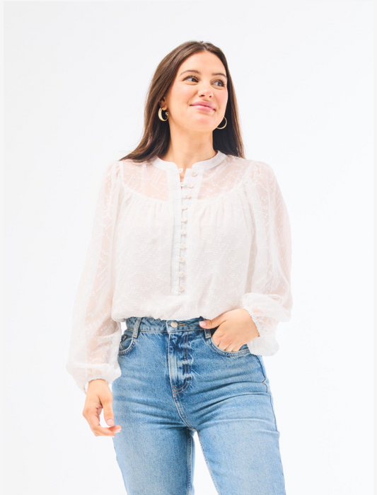 Brianna Top in Marshmallow