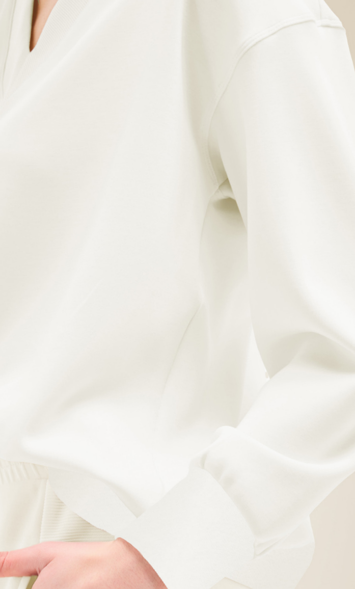 Hazel Top in Ivory