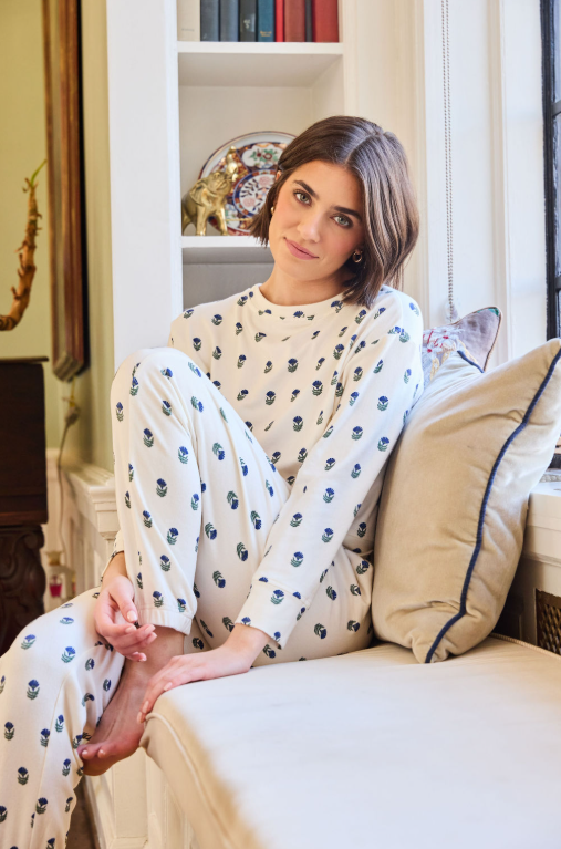 Sophie Joggers Set in Floral Foulard