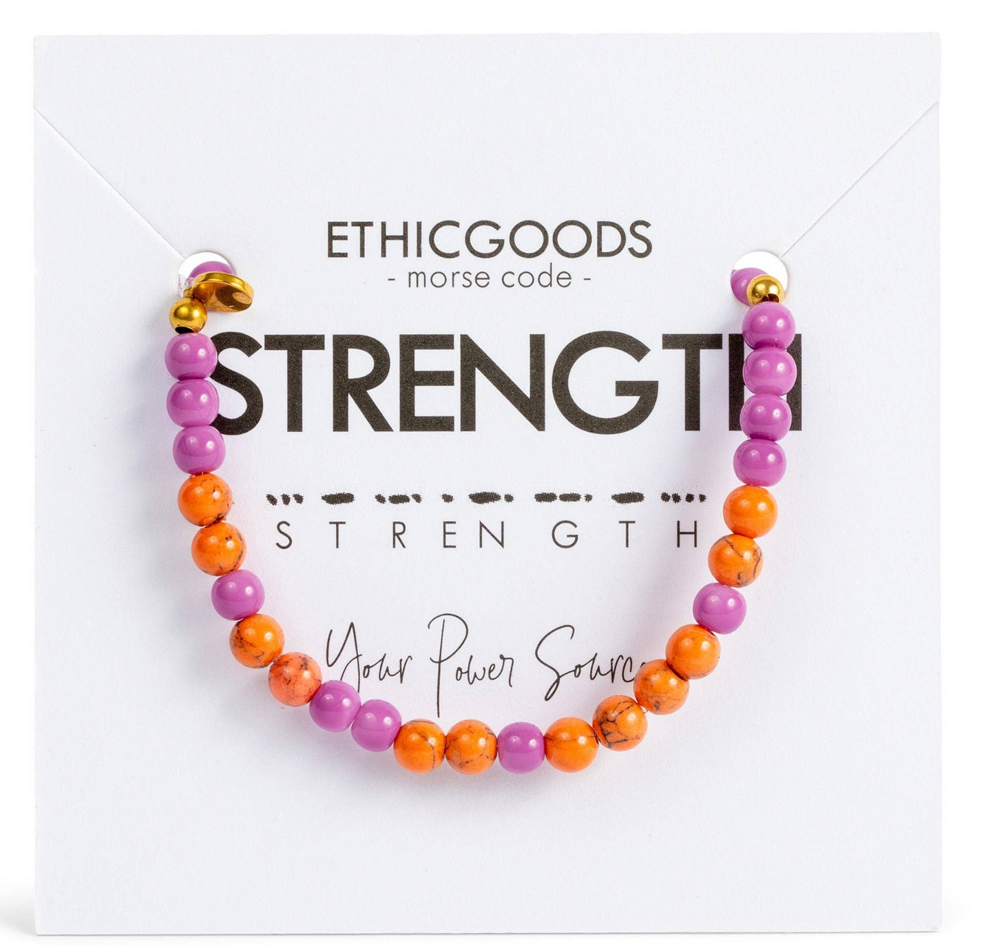 Morse Code Bracelet | STRENGTH