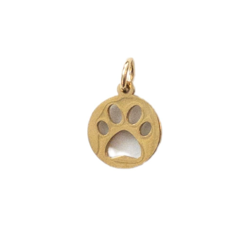Cutout Pawprint Charm