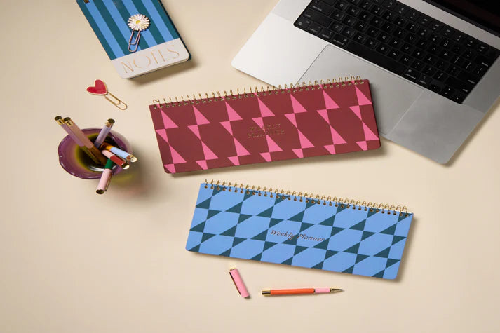 Weekly Planner Pad in Blue + Navy